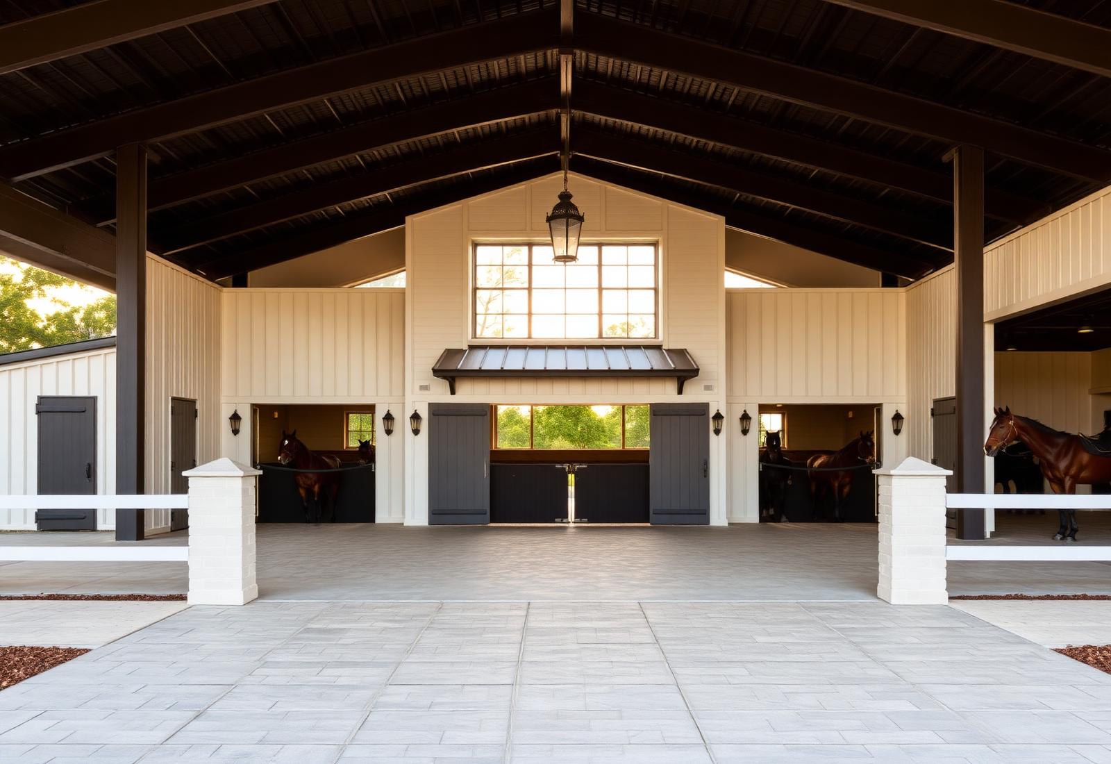 Equestrian Barn Construction — Barns built for Wellington — the equestrian capital of America.